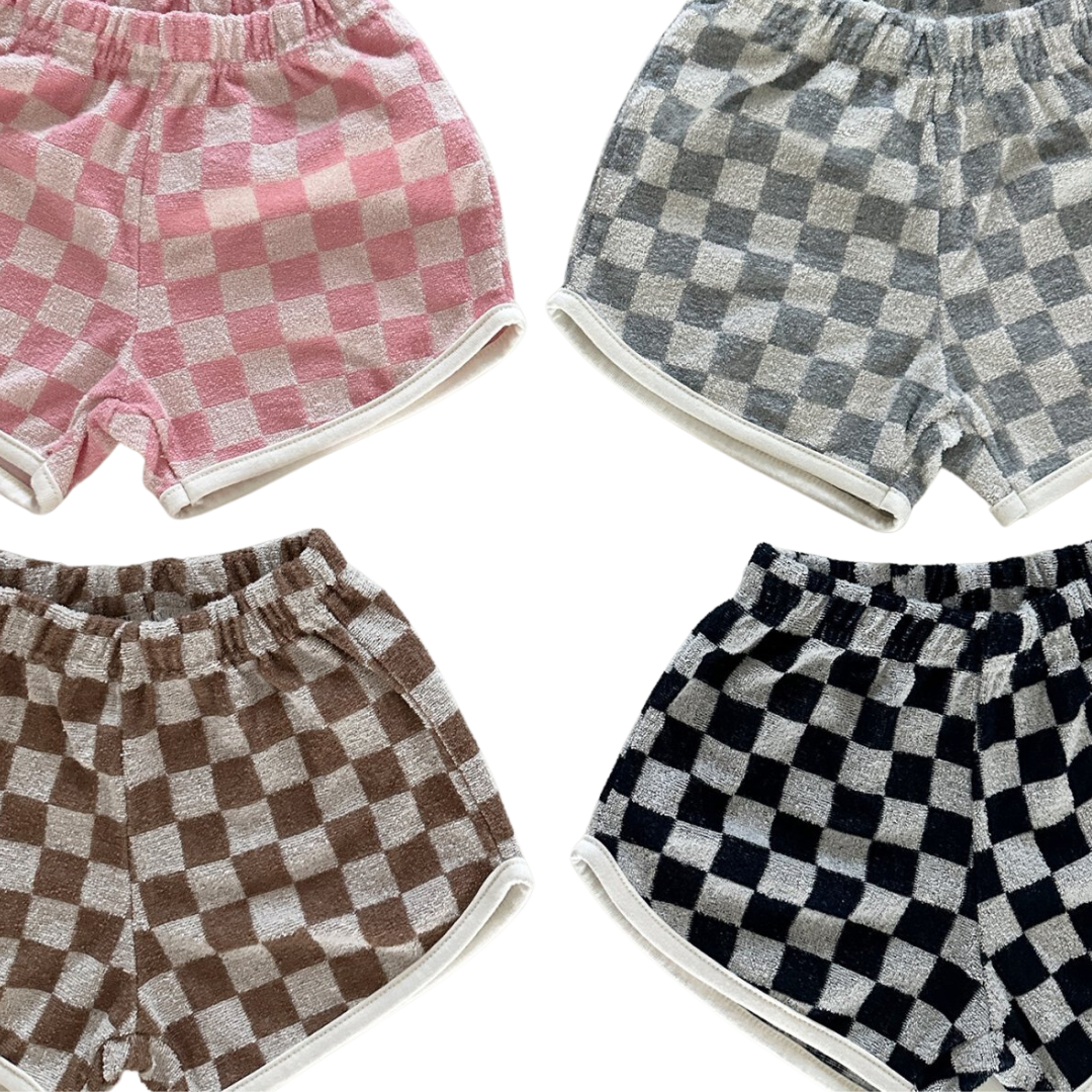 Retro Checker Shorts