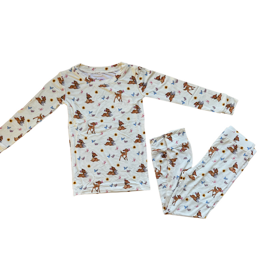 Little Deer Bamboo Two Piece Set