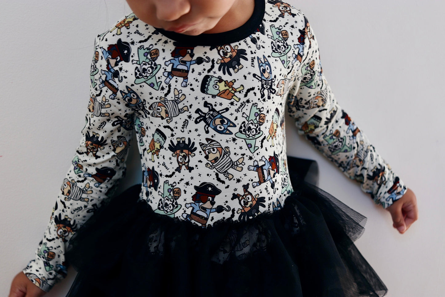 Spooky Sisters Bluey Tutu Dress