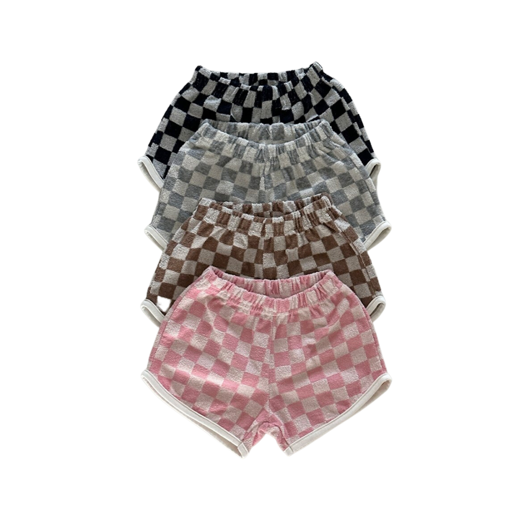 Retro Checker Shorts