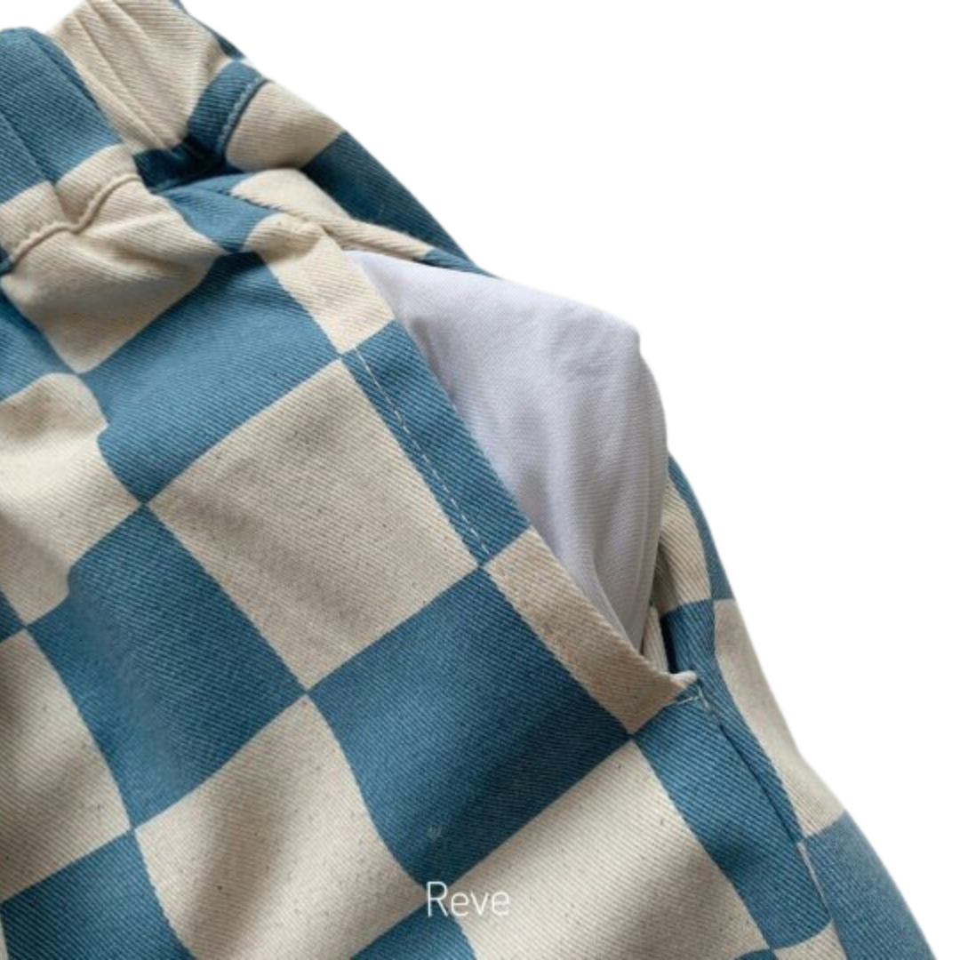 Chase Checkered Baggy Shorts