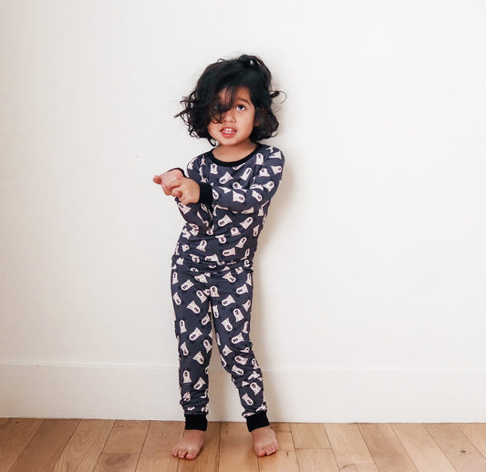 Ghostie Mouse Bamboo Pajamas - Toddler