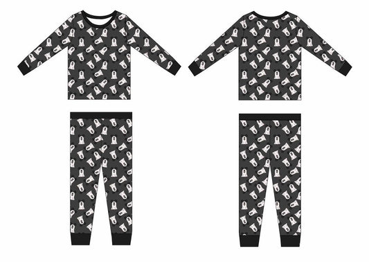 Ghostie Mouse Bamboo Pajamas - Toddler