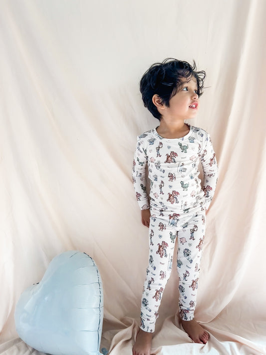 You’ve Got a Friend in Me Valentines Bamboo Pajamas - Toddler