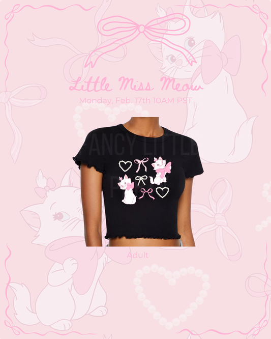 Little Miss Meow - Adult Tee