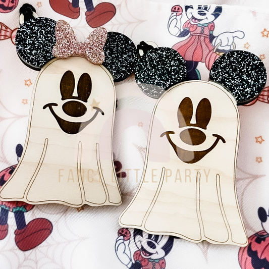 Ghostie Mouse Boo Tag