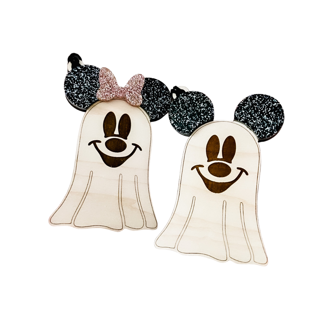 Ghostie Mouse Boo Tag